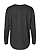 Women's Long Slv Jersey Shirt Black Leopard Ghosted Back View