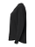 Women's Long Slv Jersey Shirt Black Ghosted Side View
