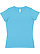 LADIES FINE JERSEY TEE Aqua 