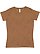 LADIES FINE JERSEY TEE Brown Leopard 