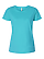 Women's Fine Jersey T-Shirt Caribbean Ghosted Front View