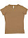 LADIES FINE JERSEY TEE Coyote Brown 