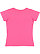 LADIES FINE JERSEY TEE Hot Pink Back