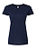 Women's Fine Jersey T-Shirt Navy Ghosted Front View