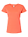 Women's Fine Jersey T-Shirt Papaya Ghosted Front View