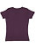 LADIES FINE JERSEY TEE Plum Back