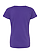 Women's Fine Jersey T-Shirt Purple Ghosted Back View