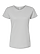 Women's Fine Jersey T-Shirt Silver Ghosted Front View