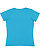 LADIES FINE JERSEY TEE Turquoise Back