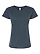 Women's Fine Jersey T-Shirt Vintage Denim Ghosted Front View