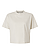 Women's Boxy Jersey T-Shirt Natural Heather Ghosted Front View