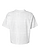 Women's Boxy Jersey T-Shirt White Reptile Ghosted Back View