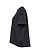 Women's Hi-Lo Jersey T-Shirt Black Ghosted Side View