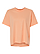 Women's Hi-Lo Jersey T-Shirt Peachy Ghosted Front View