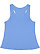 LADIES RELAXED RACERBACK TANK Carolina Blue 1 Back