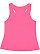 LADIES RELAXED RACERBACK TANK Hot Pink 1 Back