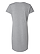 Women's V-Neck Jersey Dress Heather Ghosted Back View