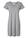 Women's V-Neck Jersey Dress Heather Ghosted Front View