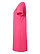 Women's V-Neck Jersey Dress Hot Pink Ghosted Side View