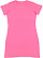 LADIES V-NECK COVER-UP DRESS Hot Pink Back