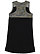 LADIES RACERBACK TANK DRESS Black/Vintage Camo Back