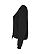 Women's Fleece Sweatshirt Black Ghosted Side View