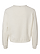 Women's Fleece Sweatshirt Natural Heather Ghosted Back View
