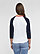 LADIES BASEBALL TEE  Model_Back