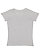 LADIES RETRO RINGER TEE Heather/White Back