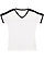 LADIES RETRO RINGER TEE White/Black 