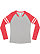 LADIES GAMEDAY MASHUP LNG SLV Vn Heather/Vn Red/Blnded Wht 