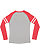 LADIES GAMEDAY MASHUP LNG SLV Vn Heather/Vn Red/Blnded Wht Back