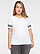 LADIES V-NECK FOOTBALL TEE  