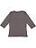 LADIES 3/4 SLV PREM JRSY TEE Charcoal Back