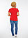 LADIES V-NECK PREMIUM JRSY TEE  Model_Back