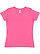 LADIES V-NECK PREMIUM JRSY TEE Hot Pink 