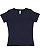 LADIES V-NECK PREMIUM JRSY TEE Navy 
