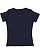 LADIES V-NECK PREMIUM JRSY TEE Navy Back