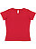 LADIES V-NECK PREMIUM JRSY TEE Red 