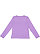 LADIES LNG SLV PREM JRSY TEE Lavender Back