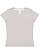 LADIES V-NECK MELANGE TEE Gray Melange 