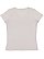 LADIES V-NECK MELANGE TEE Gray Melange Back