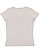 LADIES V-NECK MELANGE TEE Gray Melange Back