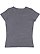 LADIES V-NECK MELANGE TEE Navy Melange Back