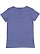 LADIES V-NECK MELANGE TEE Royal Melange Back