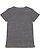 LADIES V-NECK MELANGE TEE Smoke Melange Back