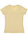 LADIES V-NECK MELANGE TEE Stone Melange Back