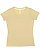 LADIES V-NECK MELANGE TEE Stone Melange 