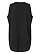 Women's Fine Jersey Tank Top Black Ghosted Back View