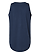 Women's Fine Jersey Tank Top Denim Ghosted Back View